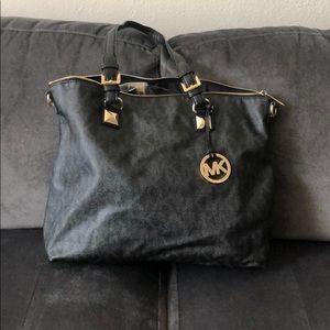 Black signature Michael Kors Tote Bag